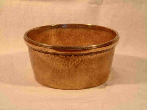 COPPER FINGER BOWL FROM THE LINER RMS QUEEN MARY